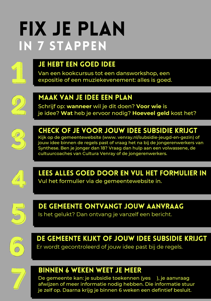 Heb jij een geweldig idee voor de jeugd in Venray? Maak het mogelijk met de Subsidie Jeugd en Gezin! jongenbudget