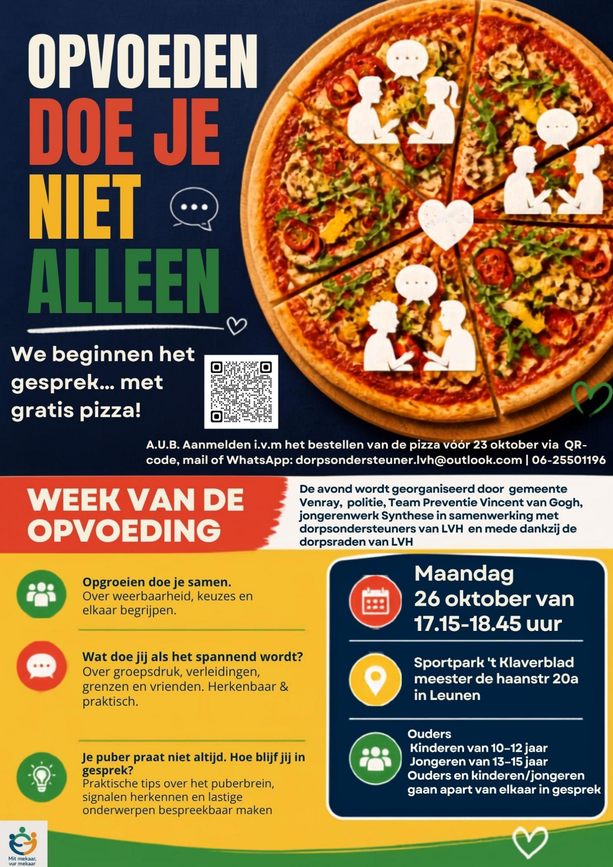 Opvoeden doe je niet alleen pizzagesprekken2026